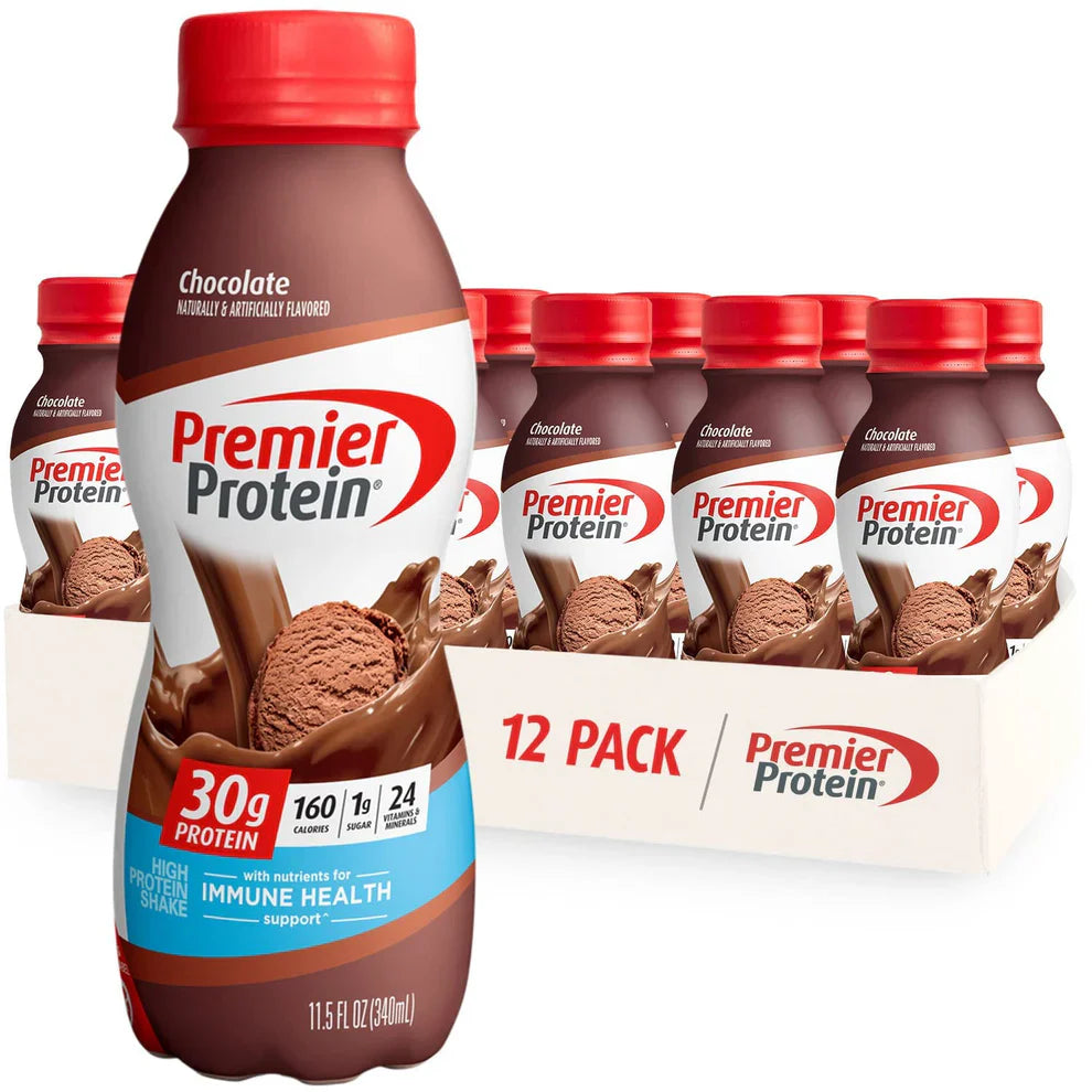 Premier Protein Shake, 30g Protein, 1g Sugar, 12 Pack