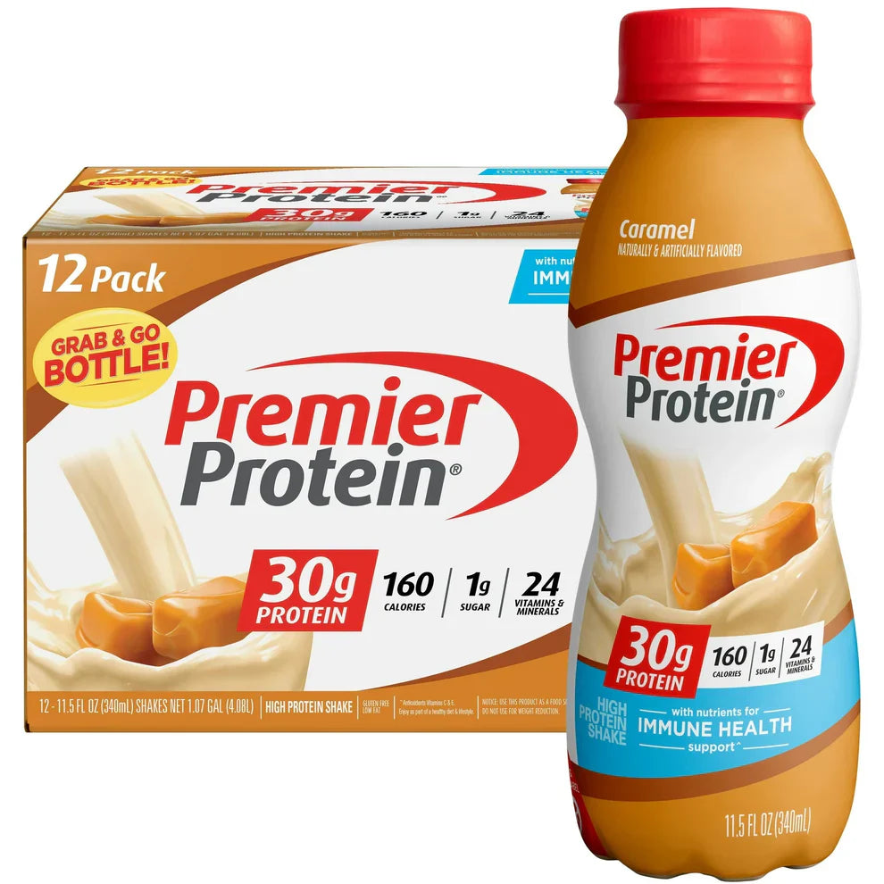 Premier Protein Shake, 30g Protein, 1g Sugar, 12 Pack