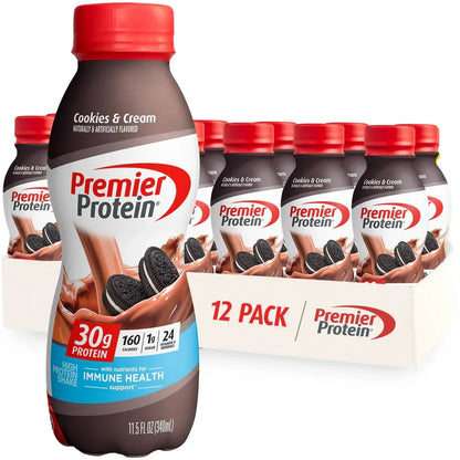 Premier Protein Shake, 30g Protein, 1g Sugar, 12 Pack