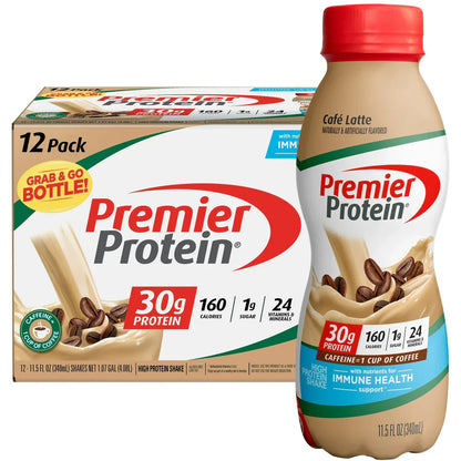 Premier Protein Shake, 30g Protein, 1g Sugar, 12 Pack