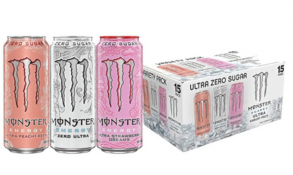 Sugar-Free 16oz Energy Drink (15 Cans)