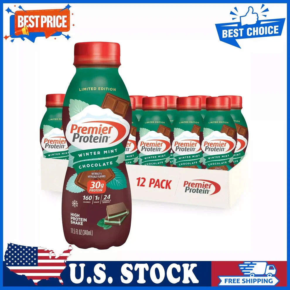 Premier Protein Shake, 30g Protein, 1g Sugar, 12 Pack